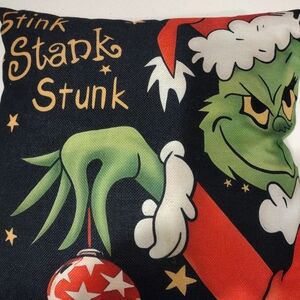 Stink Stank Stunk Grinch Pillow
